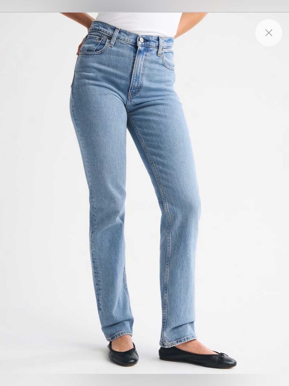 Abercrombie & Fitch 90’s Straight Leg Women’s Jeans Ultra High Rise, size 6